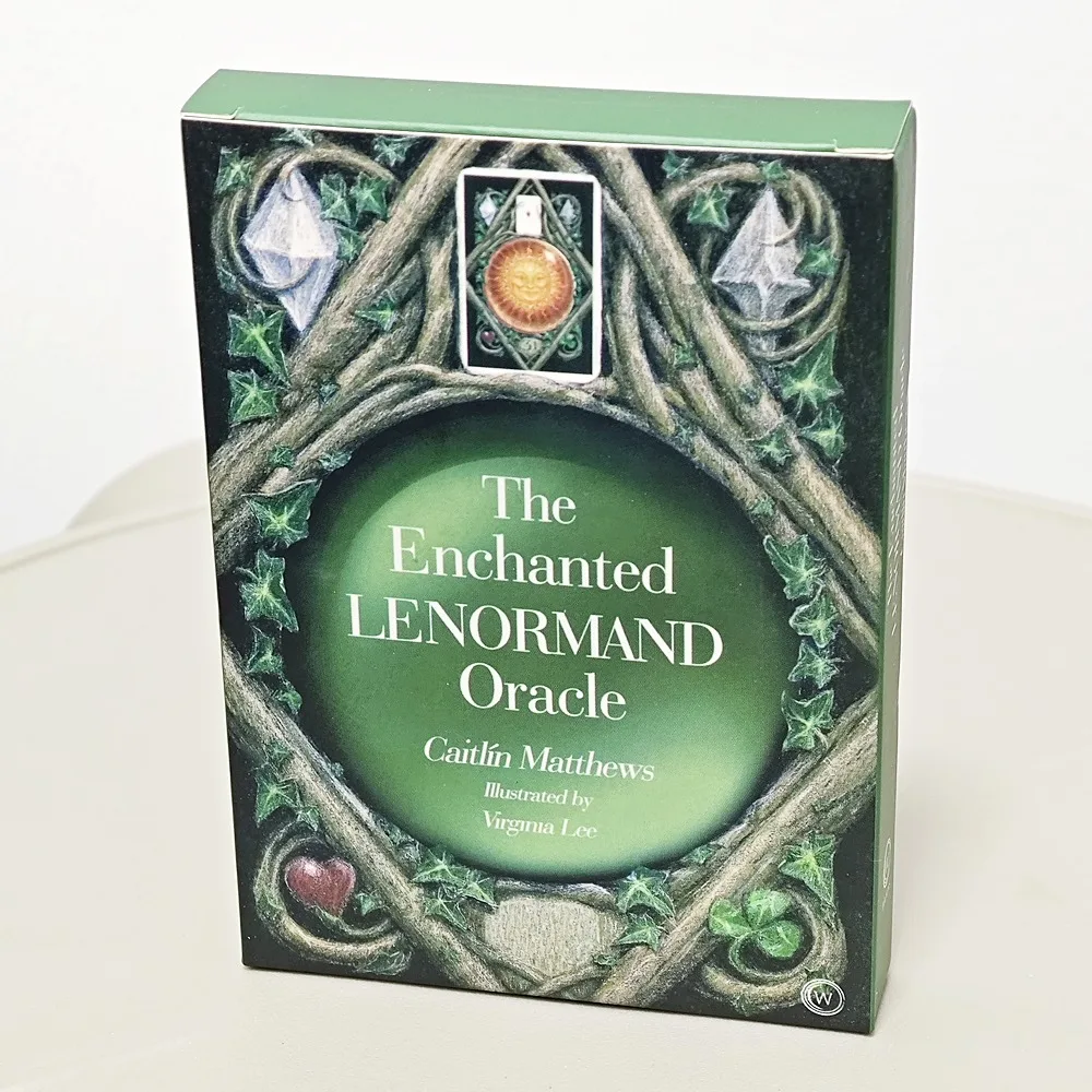 10.4*7.3cm The Enchanted Lenormand Oracle 39 Magical Cards To Reveal Your True Self and Your Destiny