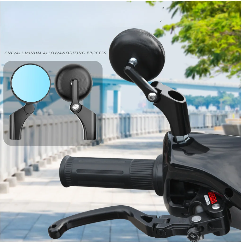 For Honda CB650R/CB250R/CM500 YAMAHA XSR300/XSR900 KAWASAKI Z650RS/Z900RS Motorcycle 8mm/10mm Retro Rearview Mirror Side Mirrors