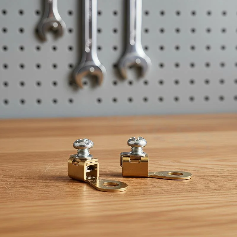 Brass Copper Wire Terminal Connectors Anti-Oxidation High Conductivity 1Pcs for Solar Panel Wiring Connection
