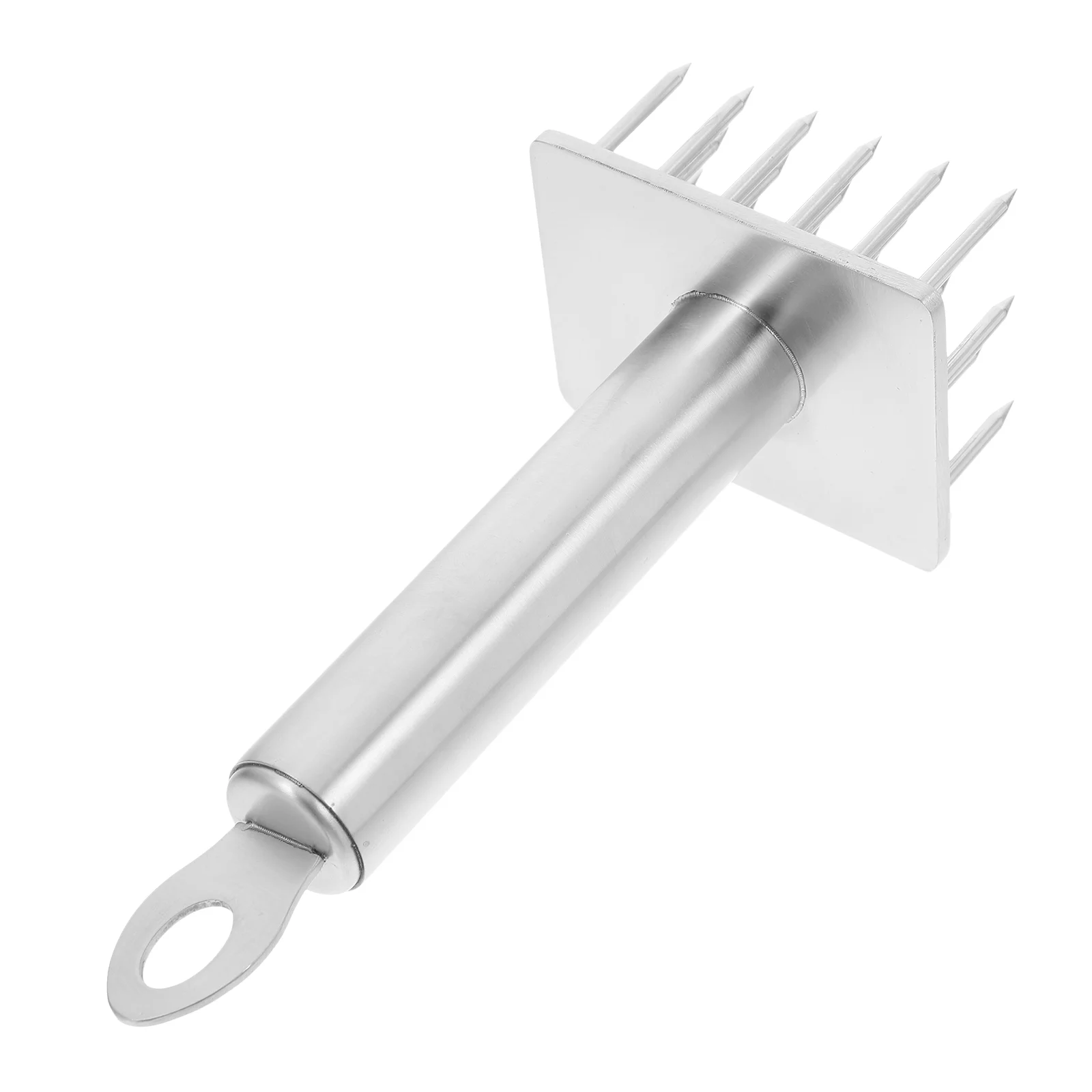 

Meat Inserter Cooking Mallet Stainless Steel Chicken Pounder Kitchen or Tenderizer Needle Tool Hammer