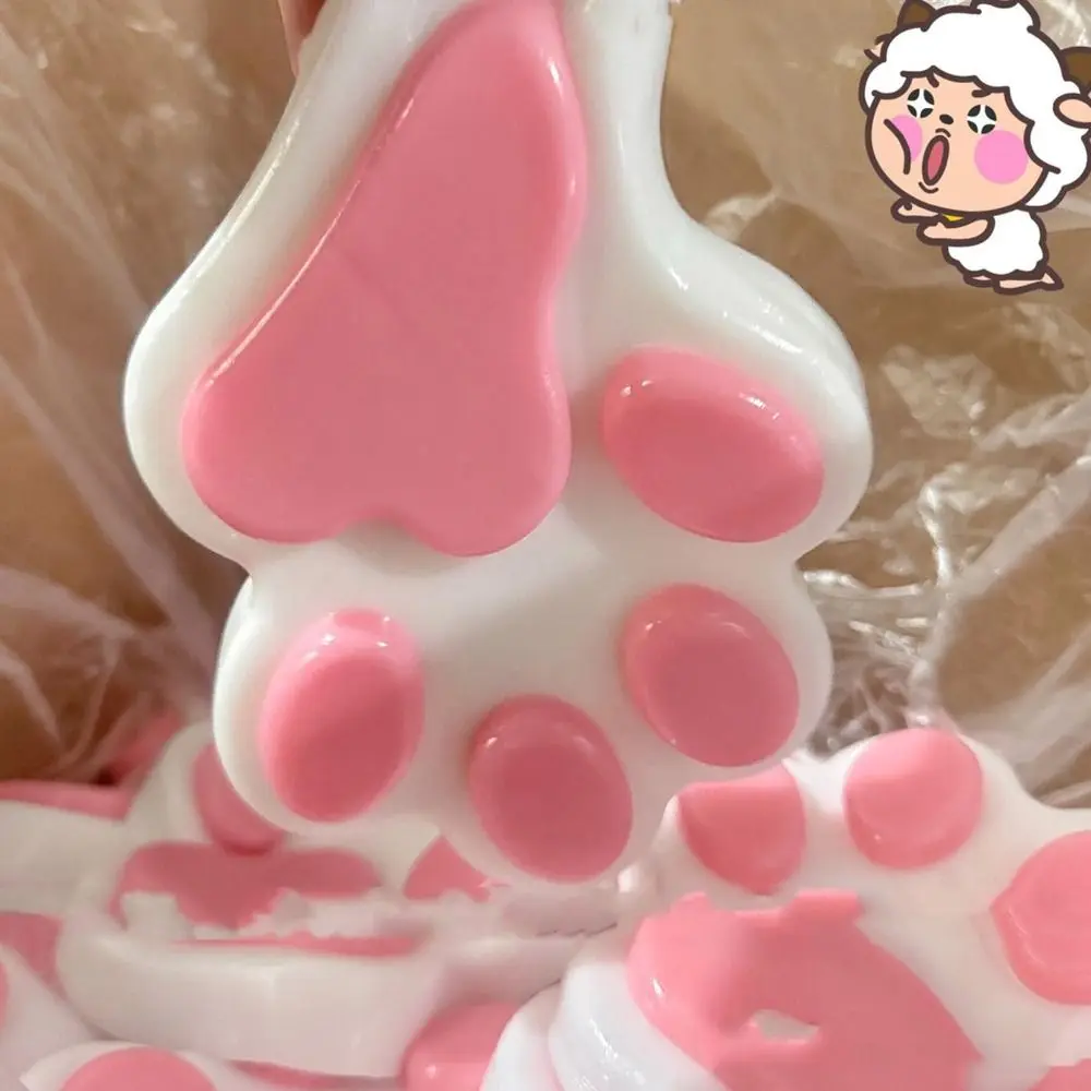 El yapımı Ekstra Büyük Sıkma Kedi Paw Oyuncaklar PVC Yumuşak Kedi Paw Dekompresyon Oyuncakları Yapışkan Fidgeting Sıkma Ve Sıkıştırma Oyuncak