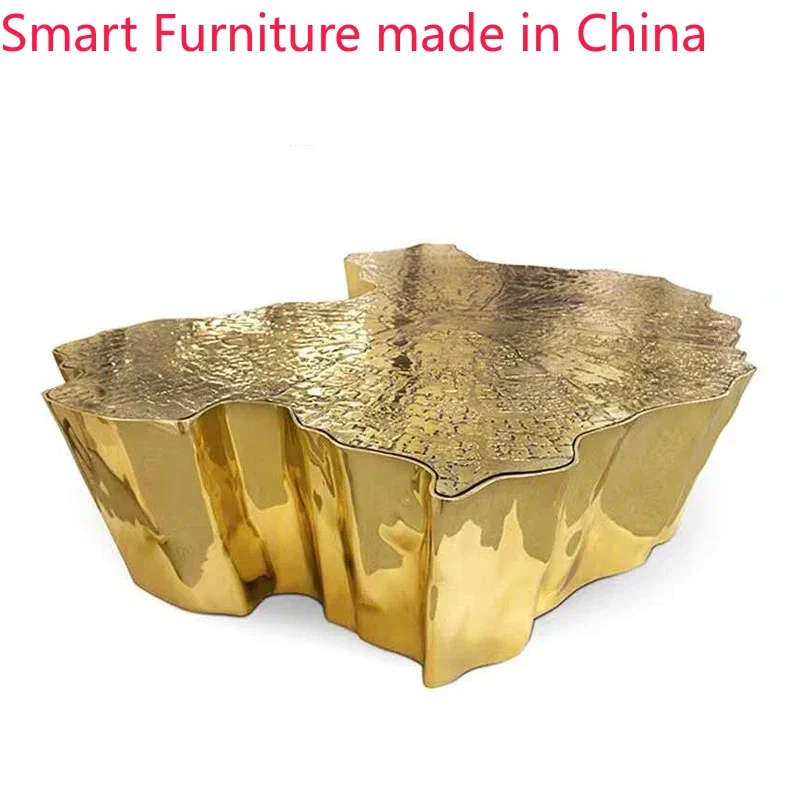 

Специальный боковой столик из нержавеющей стали, образец, Высококачественный простой современный журнальный столик, маленький бытовой классический чайный столик