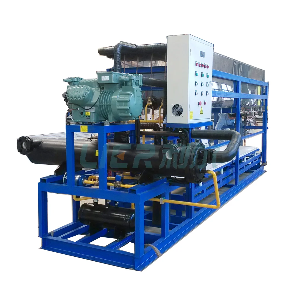 304 Stainless Steel 5kg 10kg 20kg 40kg Industrial Ice Block Making Machine, Block Ice Machine With Big Capacity
