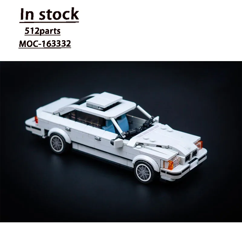 

MOC-163332 City Classic Super Sports Car Building Block Model, 512 Parts, Creative Birthday Toy Gift for Boys and Children