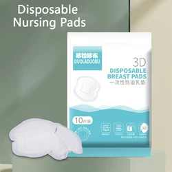 10Pcs Disposable Absorbent Nursing Pads Soft Breast Pad Leakproof Lactation Nipple Pad Maternity Women Breastfeeding Accessories