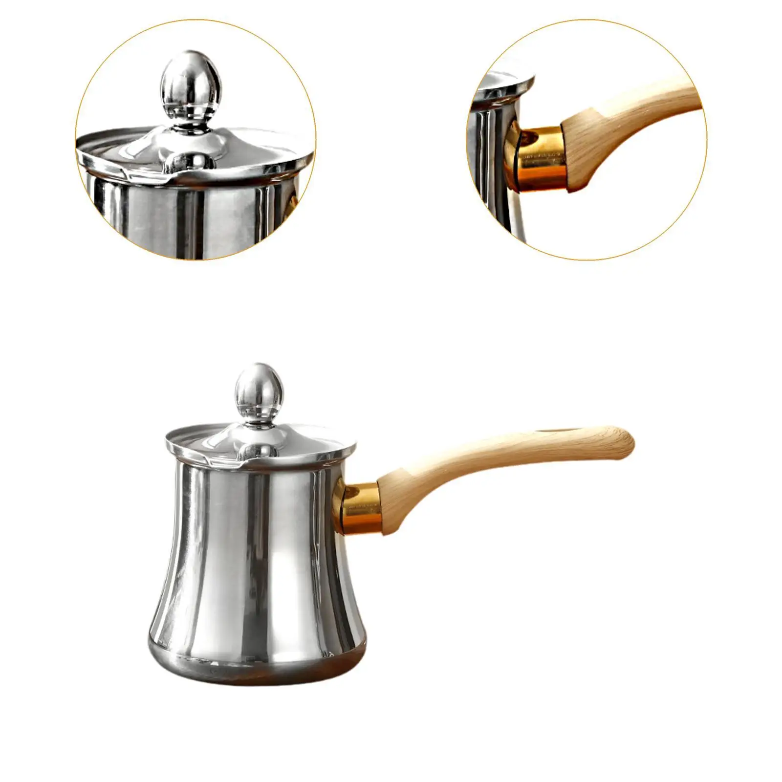 وعاء قهوة تركي عالي التحمل، وعاء صهر الشوكولاتة لبار المشي لمسافات طويلة والمقهى