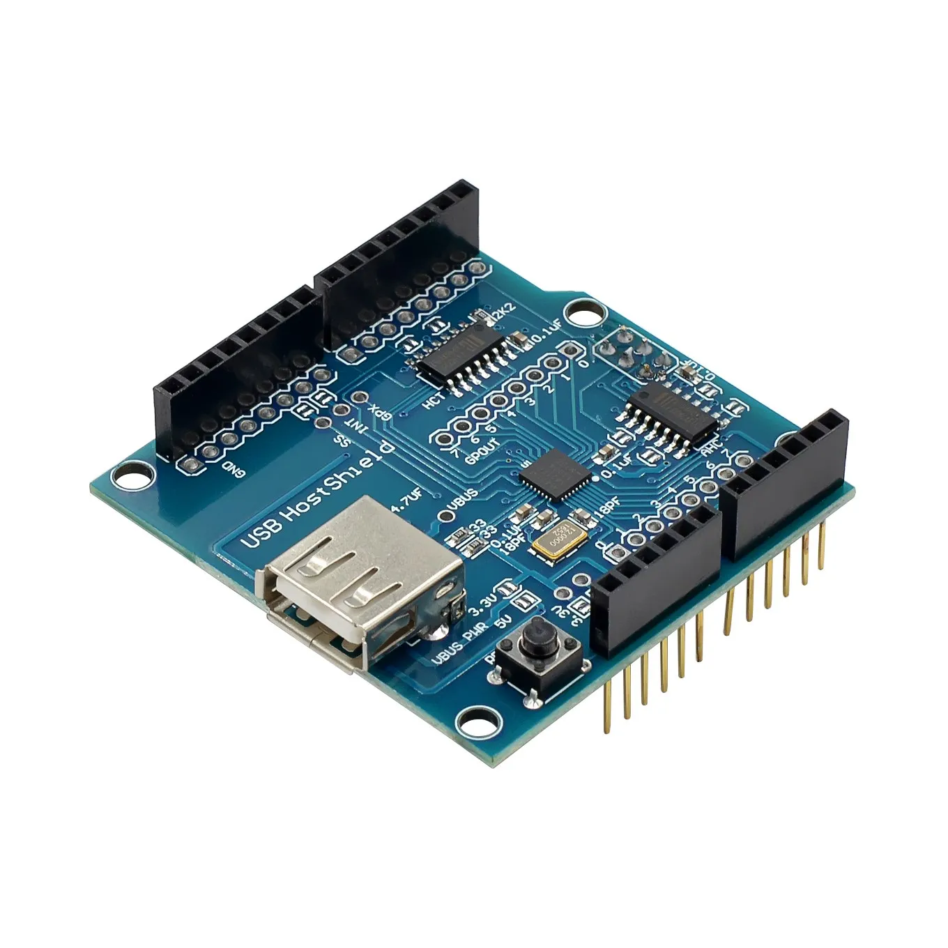 USB Host Shield 2.0 for Arduino For UNO MEGA ADK Compatible for Android ADK DIY Electronic Module Board