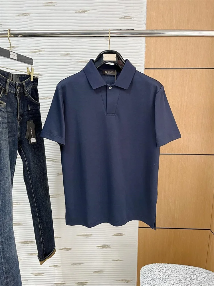 

Faionable Classic Men's irt Pure Color Button ort Sve Casual Turn-down Collar Summer New Sle Youth Trendy