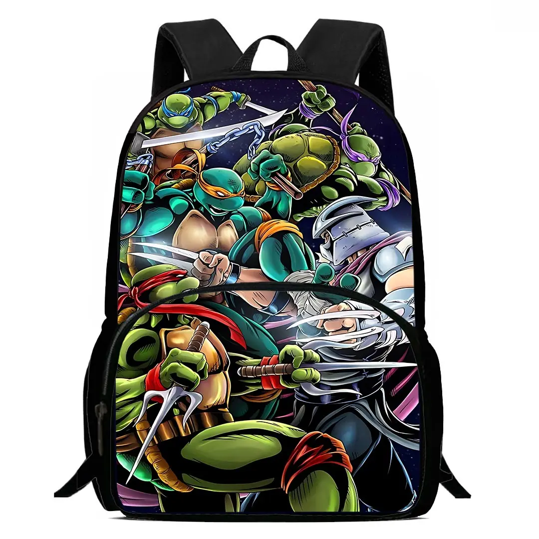 Adolescente Mutant Ninja Turtles zaini per bambini ragazzi ragazze studente regalo di compleanno borse da scuola per bambini capacità campeggio zaino durevole