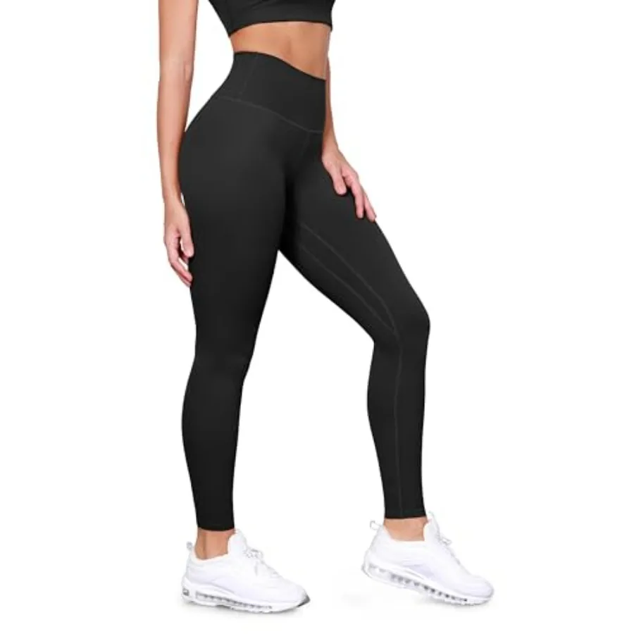 

ODODOS Tummy Control Compression Leggings for Women, 25"/ 28" High Waist Workout Running Yoga Pants