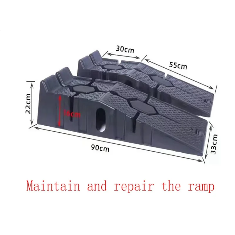 

2PC Repair Tool Ramp Oil Change Bracket Maintenance Repair Ramp Heavy Duty Available Car Ramp