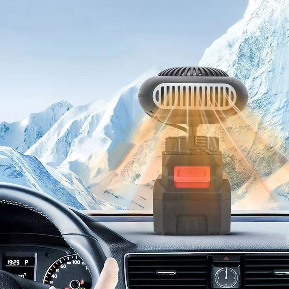 170W radiateur électrique ventilateur alimenté par batterie Portable petit radiateur Thermostat réglable radiateur pour temps froid