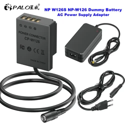 PALO NP-W126 NP W126S NP-W126 Dummy Battery AC Power Supply Adapter for Fujifilm X100V X100F X-H1 X-Pro3 2 X-T3 T2 T30 S10 T200