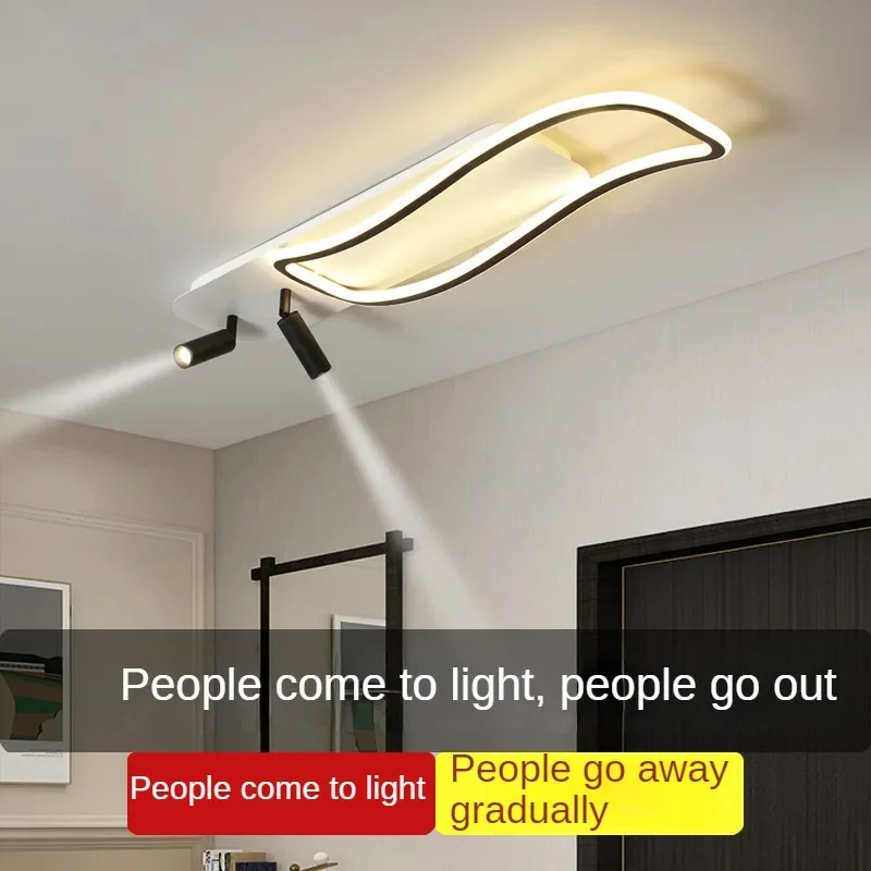 

Modern Human Body Sensing Household Hallway Voice Controlled Radar Intelligent Hallway Entrance Hallway Ceiling Spotlight