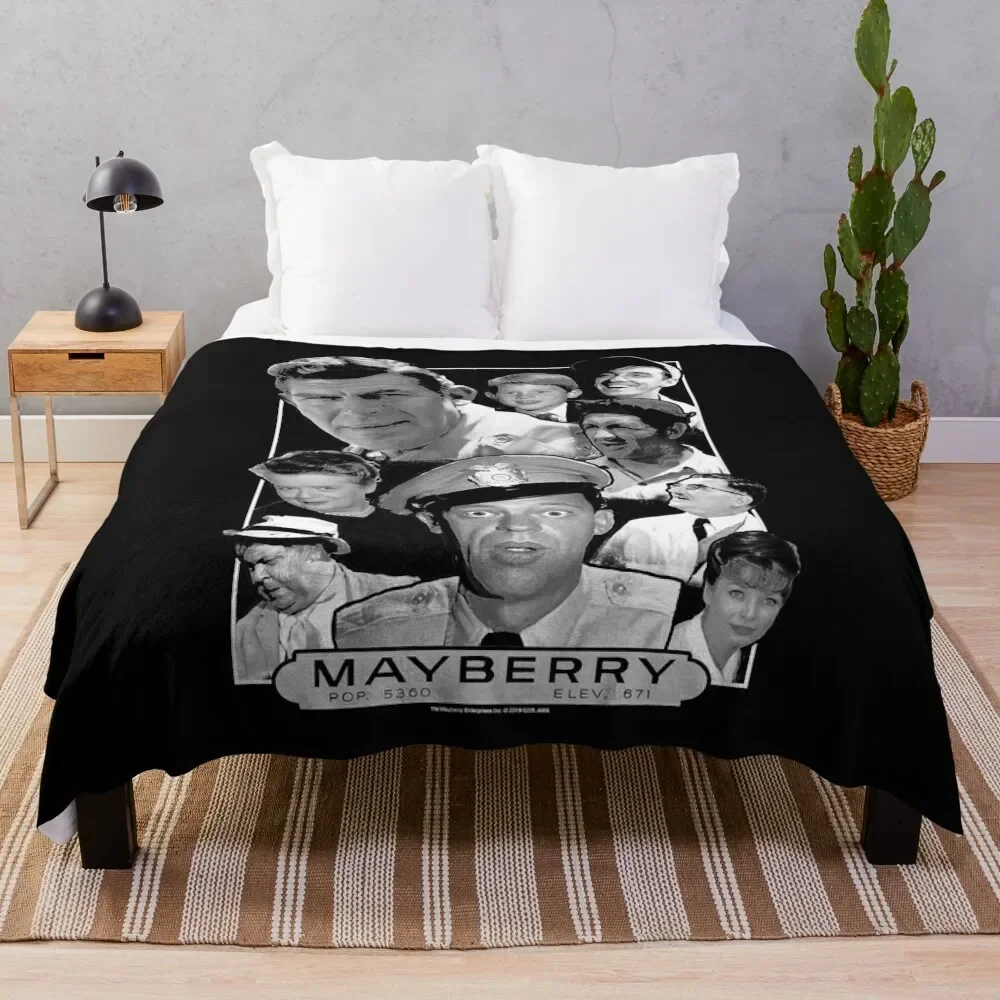 First Day Of Retro Andy Griffith Mayberry Throw Blanket Bed Fashionable Thins Blankets