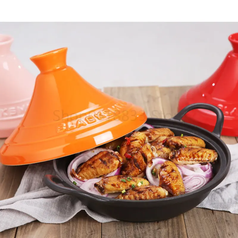 

Japanese-style Household Ceramic Casserole Universal Induction Cooker Tagine Enamel Cast Iron Pot Claypot Rice Stew Pots