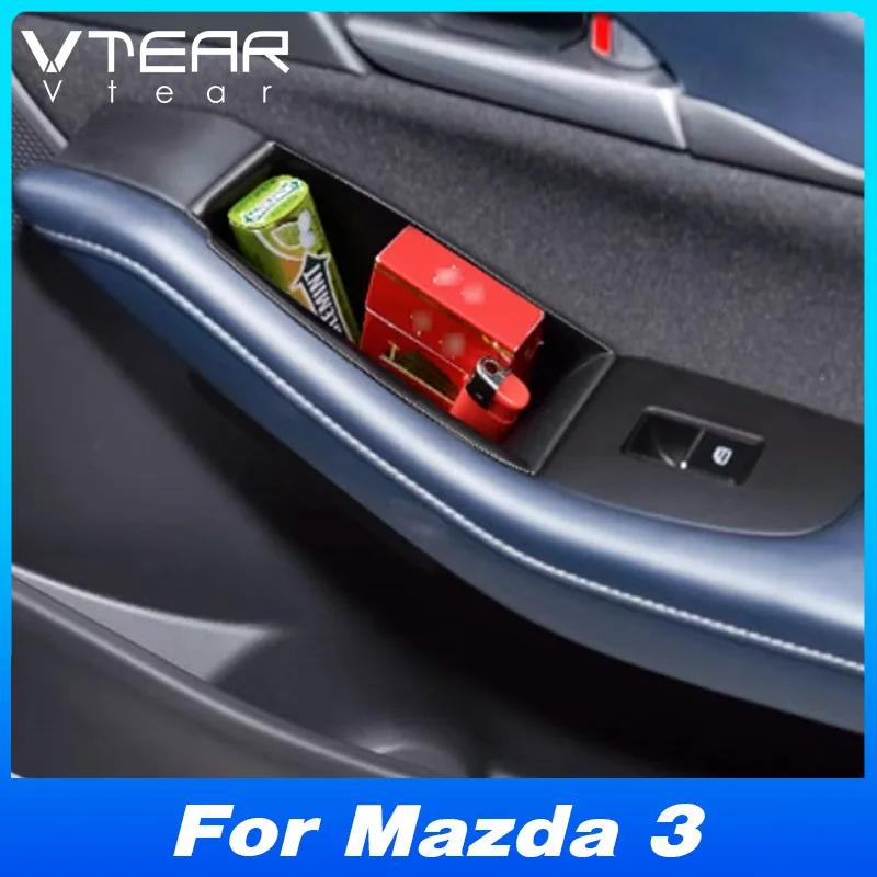 

For Mazda 3 BP 2019-2025 Accessories Car Door Storage Box Container Front Rear Doors Organizer Car Interior Modification