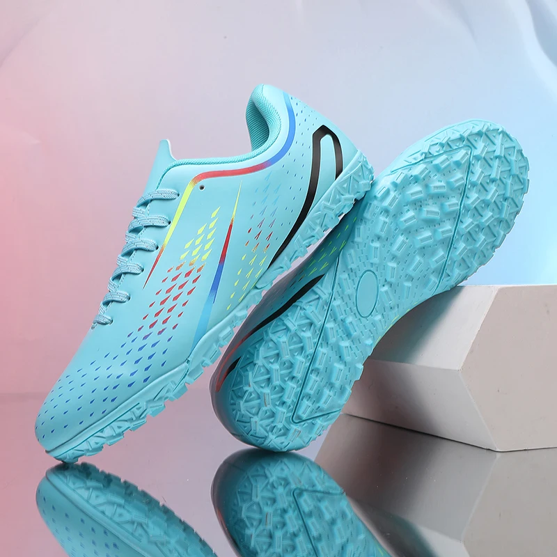 

New Men Soccer Shoes High-top Futsal High-quality Cleats Grass Non-Slip Football Boots Match Sneakers Indoor Hot-selling FG/TF