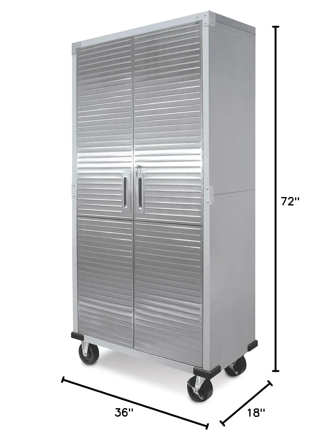 Stainless Steel Storage Cabinet Tall 2 Pack, Customized
