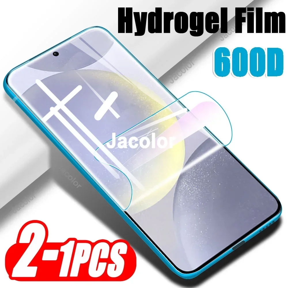 

1-2PCS Hydrogel Film For Samsung Galaxy S24 S23 S22 S21 FE Ultra Plus 5G S 22 24 23 21 21FE 22Ultra 24Ultra 5 G Screen Protector