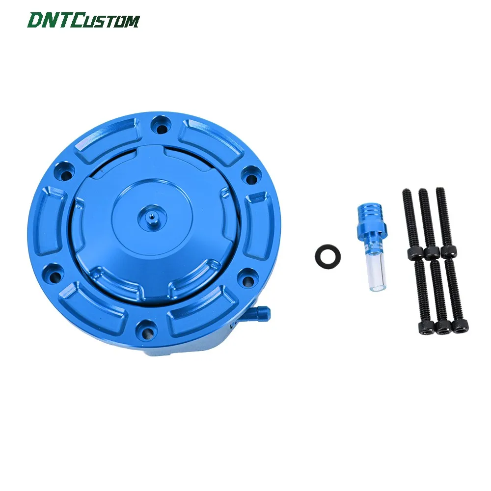 DNTCUSTOM MX Club Style Vented CNC Aluminum Gas Cap Cover Colored for 2023.5-2026 Touring Street Glide Road Glide Ultra Limited