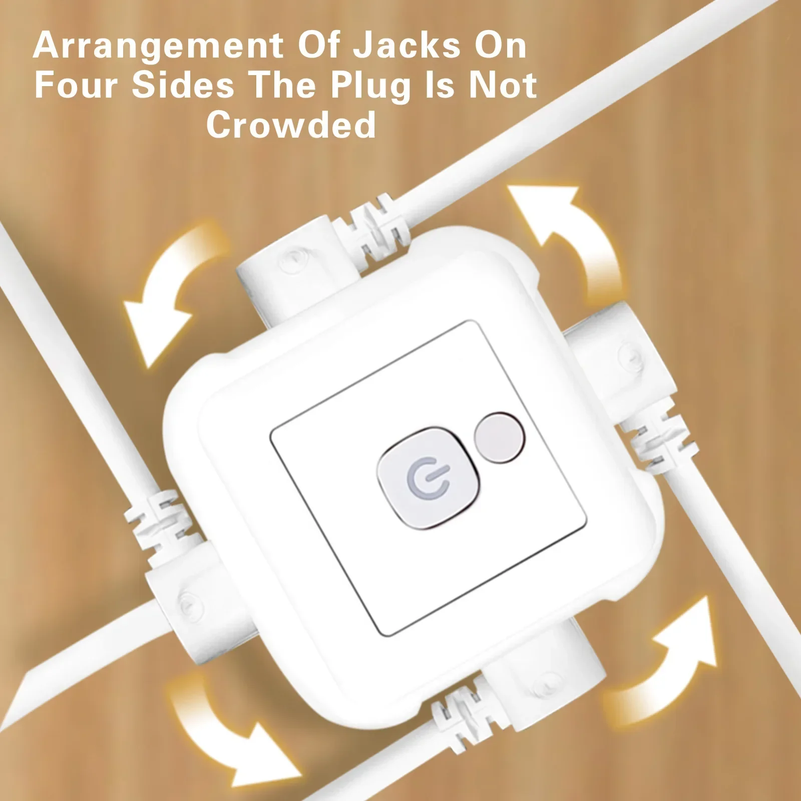 Vertical socket USB + Type-c charging overload socket