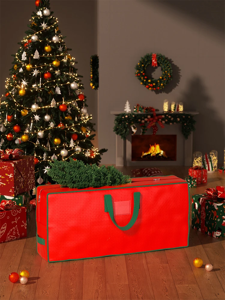 Christmas Tree storage bag Heavy duty Christmas tree container Christmas Tree ornament storage bag Reinforced handle and zipper