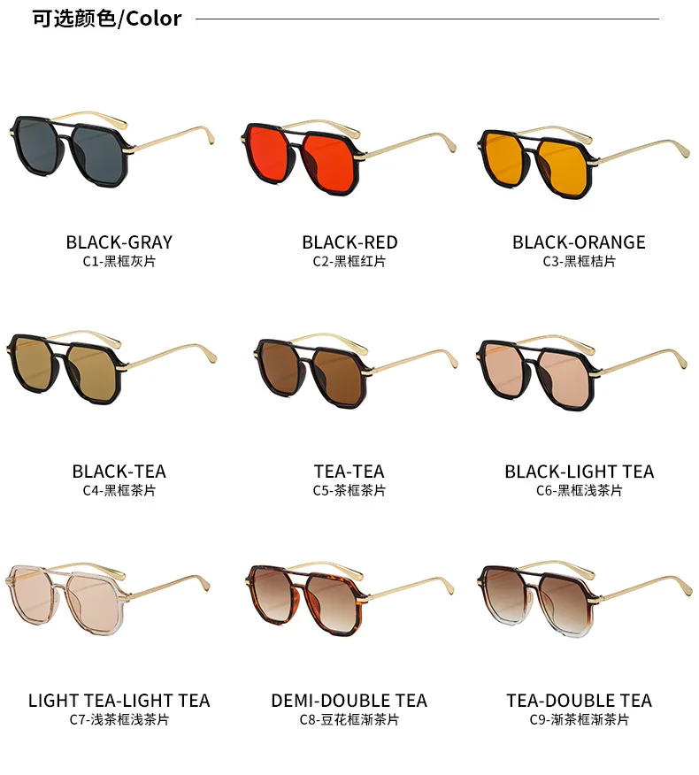 2026 Herren-Sonnenbrille: Schlichte Designer UV400 Piloten-Sonnenbrille mit Metallbügeln – Modische Reise-Sonnenbrille für Herren – Detail 9