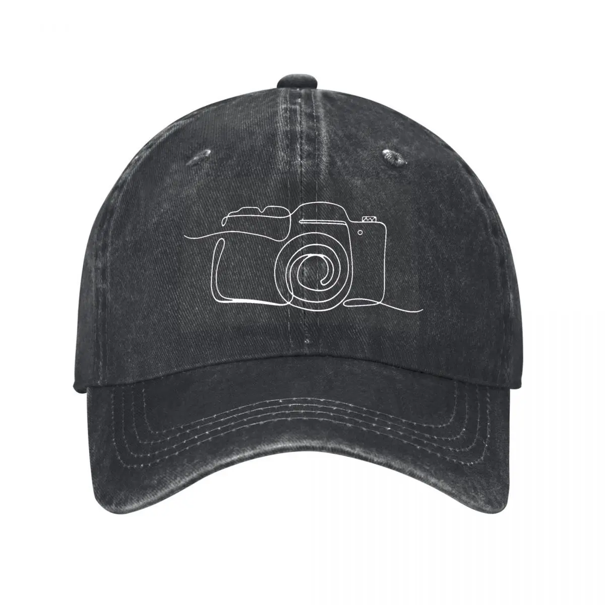 Photographer Camera Lover Photography Graphic Design New Vintage Washed Cotton Baseball Cap Hip Hop Sun Hats