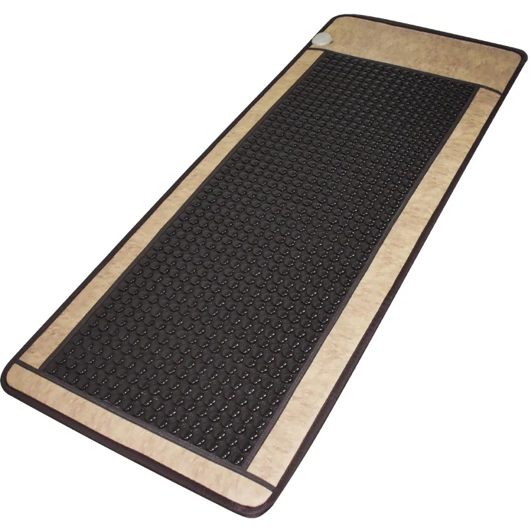 Heated Jade Bed Germanium Stone Massage Mat Natural Tourmaline Sofa Pad Infrared Heating Mat Adjustable Temperature