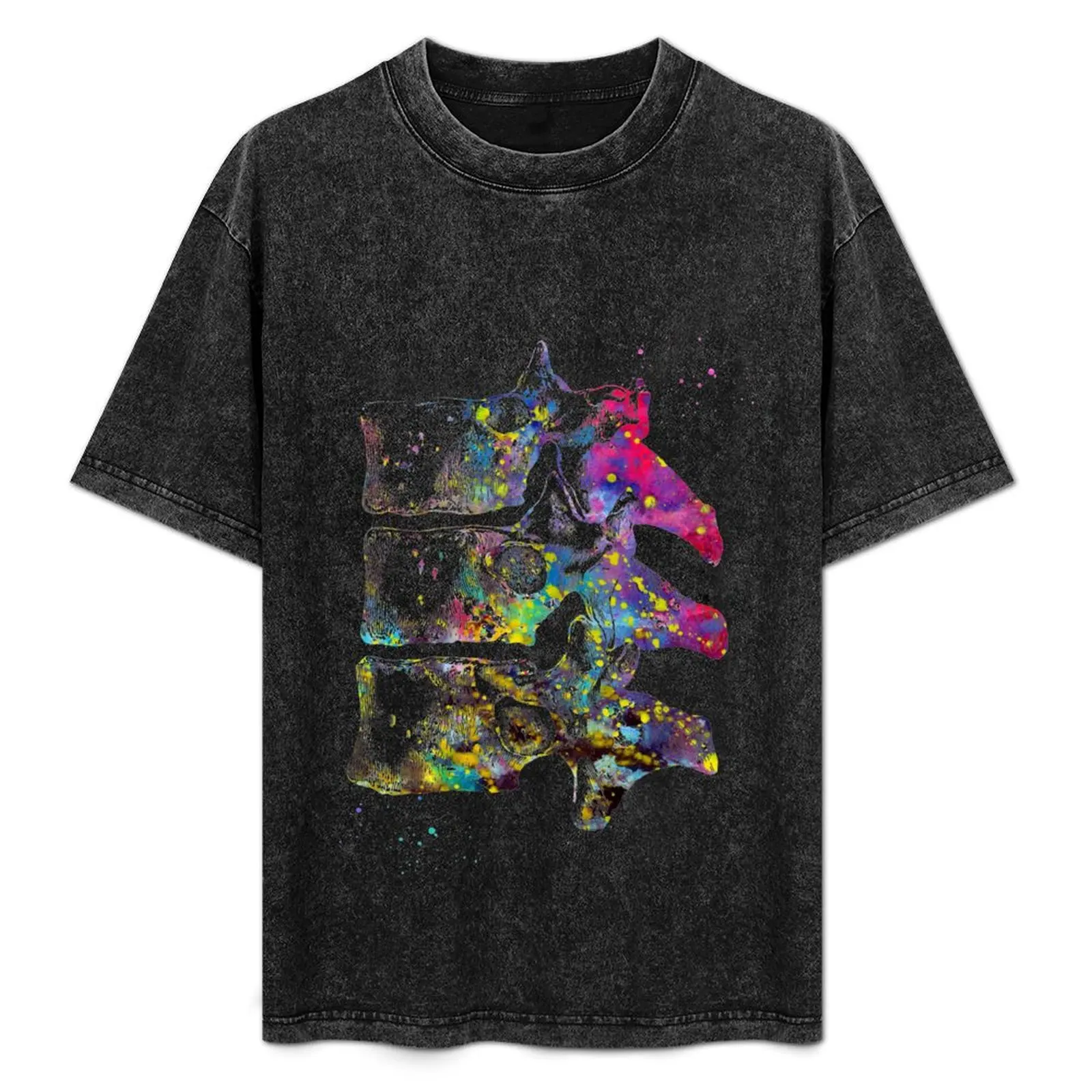 

Футболка Standard Fit Solid Tee Shirt с изображением позвонков грудного отдела позвоночника