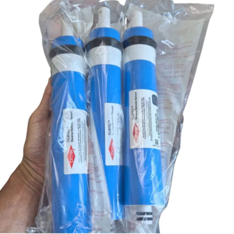 Filtro purificador de agua de 50/75/100 GPD para membrana de ósmosis inversa Dow Filmtec RO 1812-50/75/100, repuesto de ósmosis inversa
