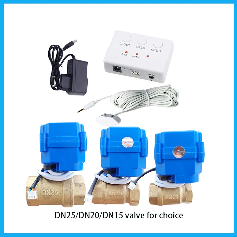 

Water Leakage Alarm System with Auto Shut-off DN15, DN20, DN25 Brass Valve for Smart Home Water Immersion Overflow Detection