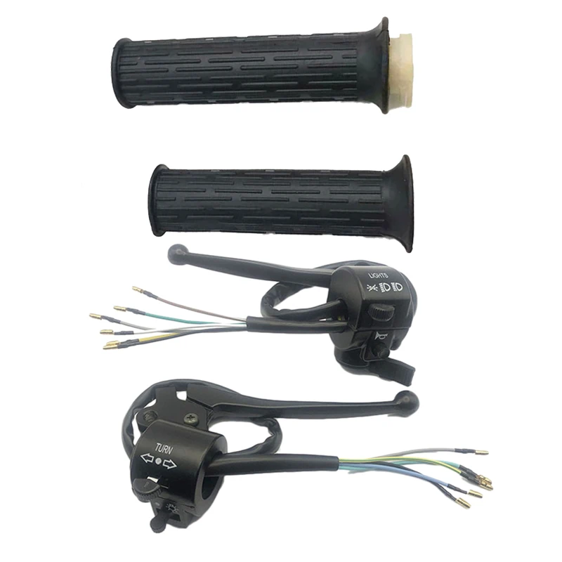 

Motorcycle Handle Bar Switches for Suzuki Haojue Jincheng Qingqi AX100 HJ100 JC100 Classic Motorbike Left/Right Handlebar Grips