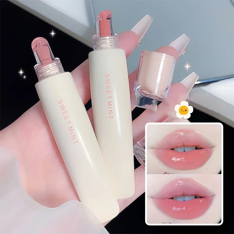 6 Color Mirror Dyeing Lip Gloss Moisturizer Liquid Lipstick Waterproof Long Lasting Makeup Lipglaze Red Lip Tint Korean Cosmetic