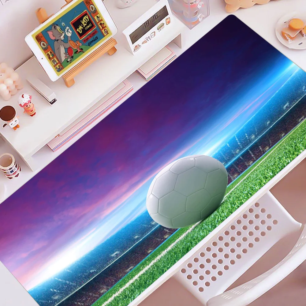 Football 80x30cm XL Lockedge PC Gaming Mouse Pad Gamer Desk Mats Keyboard Pad Mause Pad Muismat