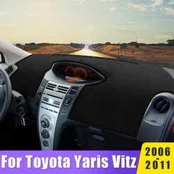 Car Dashboard Cover Mat Dash Board Sun Shade Pad Anti-UV Case For Toyota Yaris Vitz 2006 2007 2008 2009 2010 2011 Non-Slip Pad