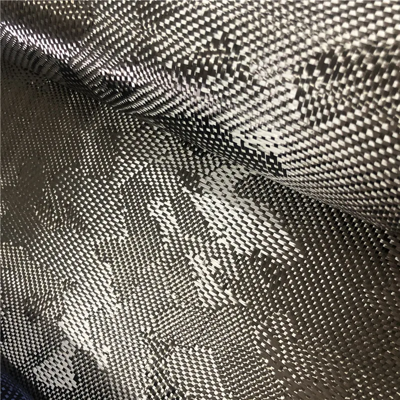 3K 240gsm Tarnmuster Kohlefaser-Kevlar-Mischgewebe 100cm*50cm/30cm pro Stück, für Auto- und Motorradmodifikationen – Detail 2