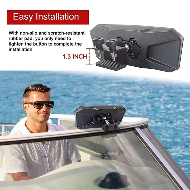 Y67A-Marine Rear View Mirror Marine Accessories For Jet Ski Yacht Boat Rearview Mirror Watercraft PWC Surfing