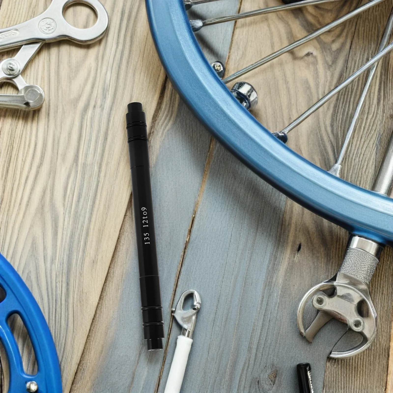 

Aluminum Alloy Quick Release Bike Axle Conversion Thru Axle Adapter Front Fork Bicycle Wheel Fork 12Mm to 9Mm for Mountain Road