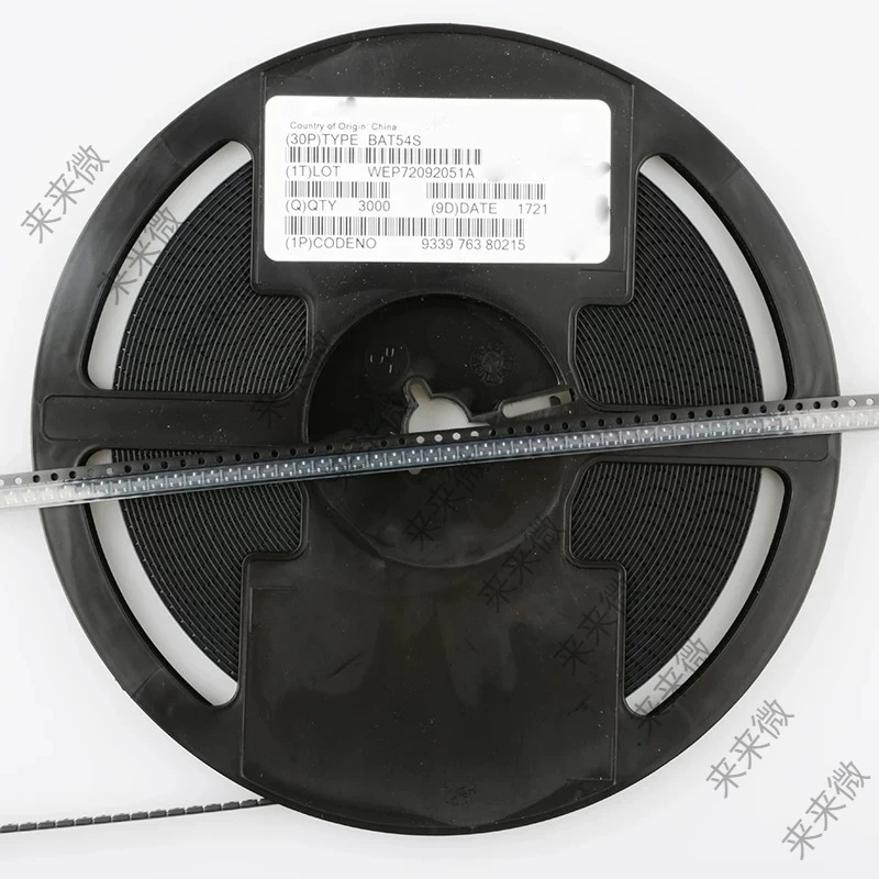 10PCS  BAT54SLT1G SOT-23 Dual Schottky Barrier Diode 30V 200mA Low VF Rectifier Diode Electronic Component One-Stop BOM Service