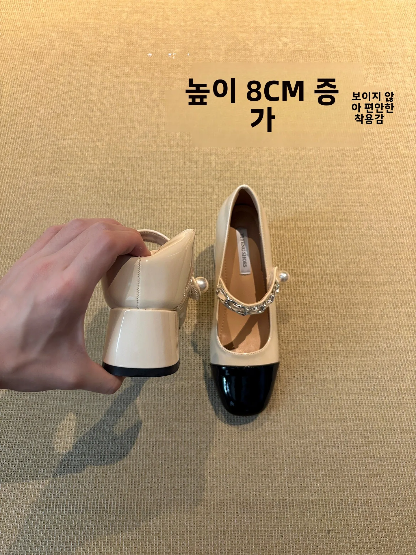 lamb-skin-upaded-chunky-heel-slip-on-women's-oes-2025-new-sle-ele-anti-slip-comfortable-mary-jane-high-heels