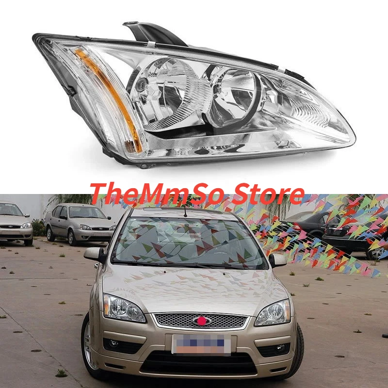 

For Ford Focus 2005 2006 2007 2008 Car Accessories Front headlight assembly High low beam lamp turn signals night running light