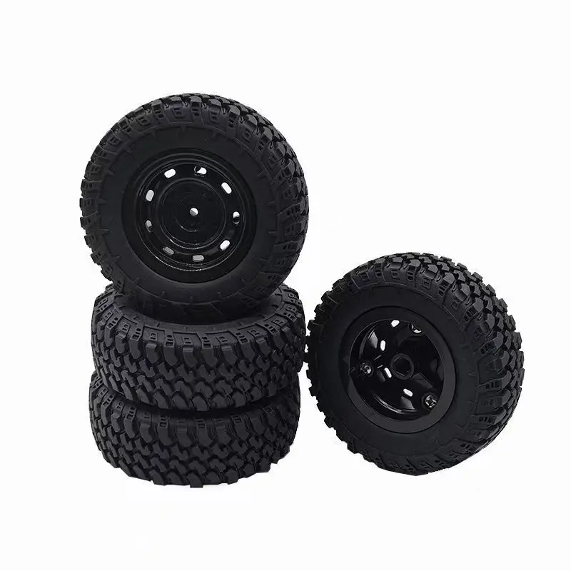 

4PCS RC Off-Road Car Tires kit 5mm Hex Rubbber Tyres for MN99S MN98 MN99 MN82 MN78 MN168 WPL C24-1 B36 C64 JJRC Q75 D866 RC Car