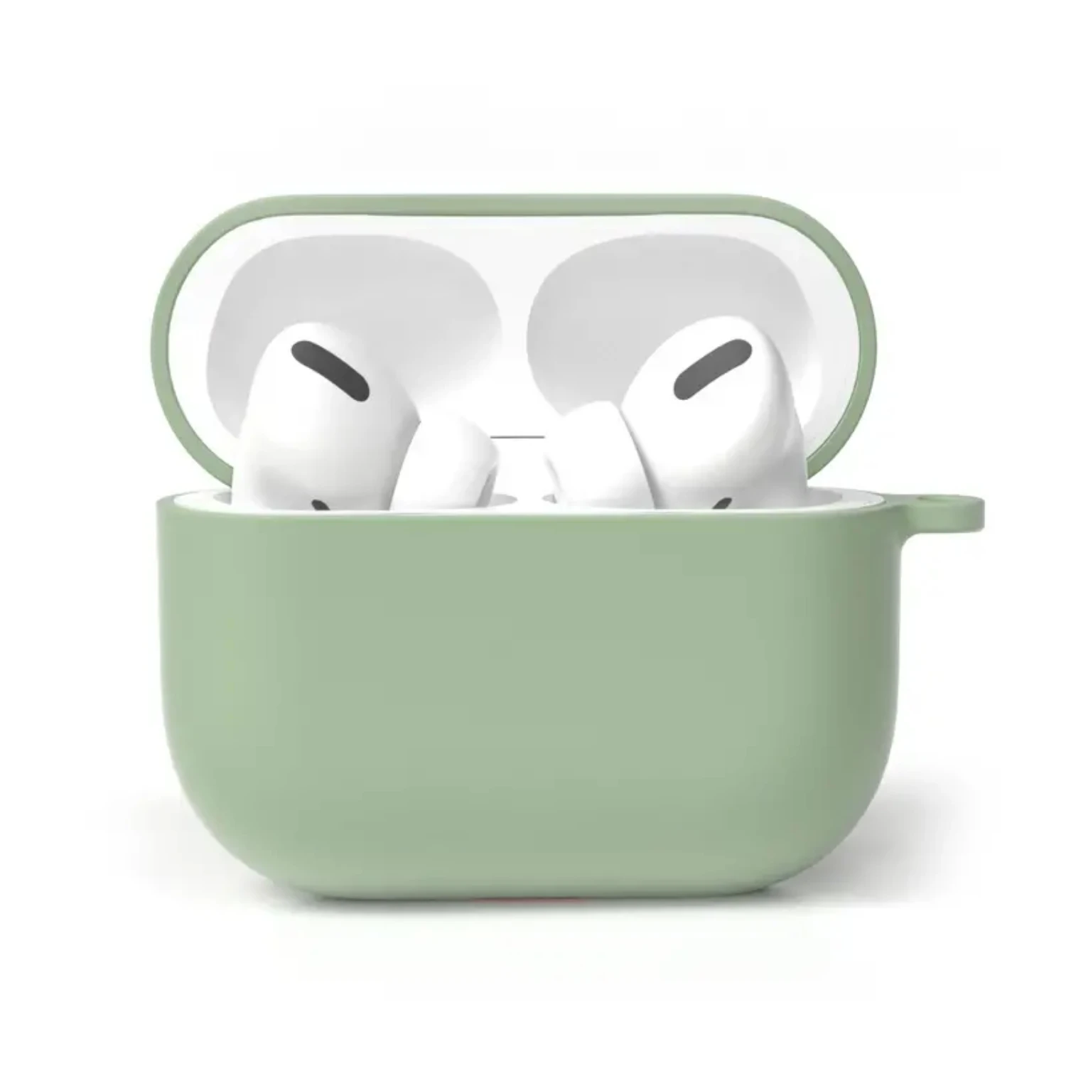 

Simple Green Wireless Earphone Cover Suitable For Airpods