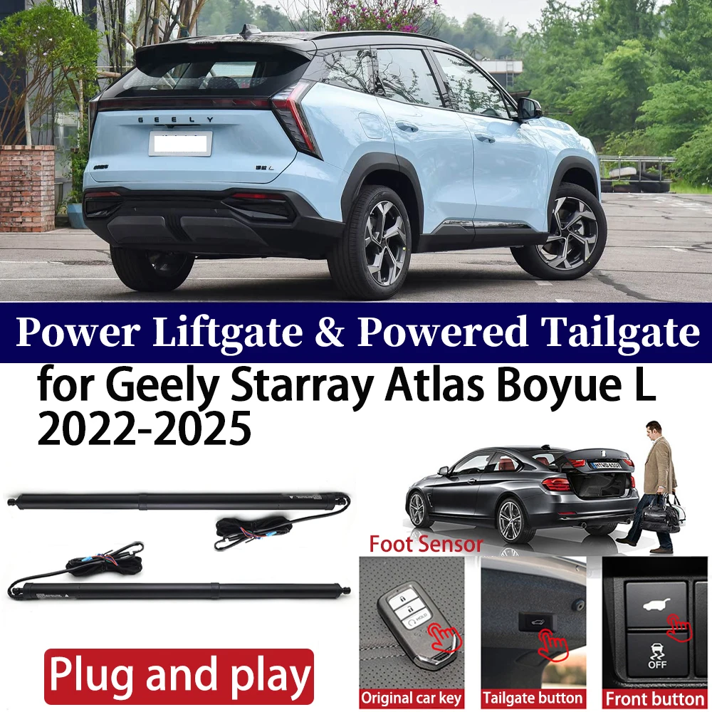 for Geely Starray Atlas Boyue L 2022-2025 Car Auto Power Electric Tailgate Liftgate Lift Trunk Closer System Boot Lift Motor Kit