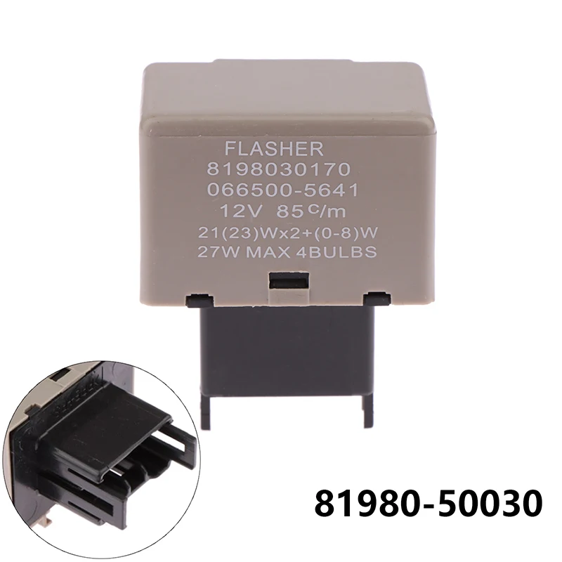 Turn Signal Flasher Speed Adjustable 81980-50030 Compatible With FJ Cruiser For Sienna Electronic Flasher Relay