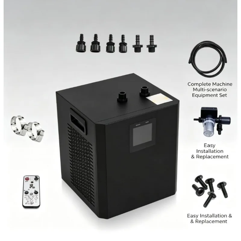 LG-CY300 Cold Plunge Chiller Ice Bath Machine Sports Recovery Water Cooler Home Intelligent Temperature External Filter System