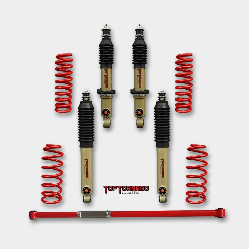 Off Road 2-inch Suspension Lift Kit 4X4 Adjustable Shock Absorbers Suitable For Toyota Land Cruiser Prado LC90/95/HZJ90/95 view 2