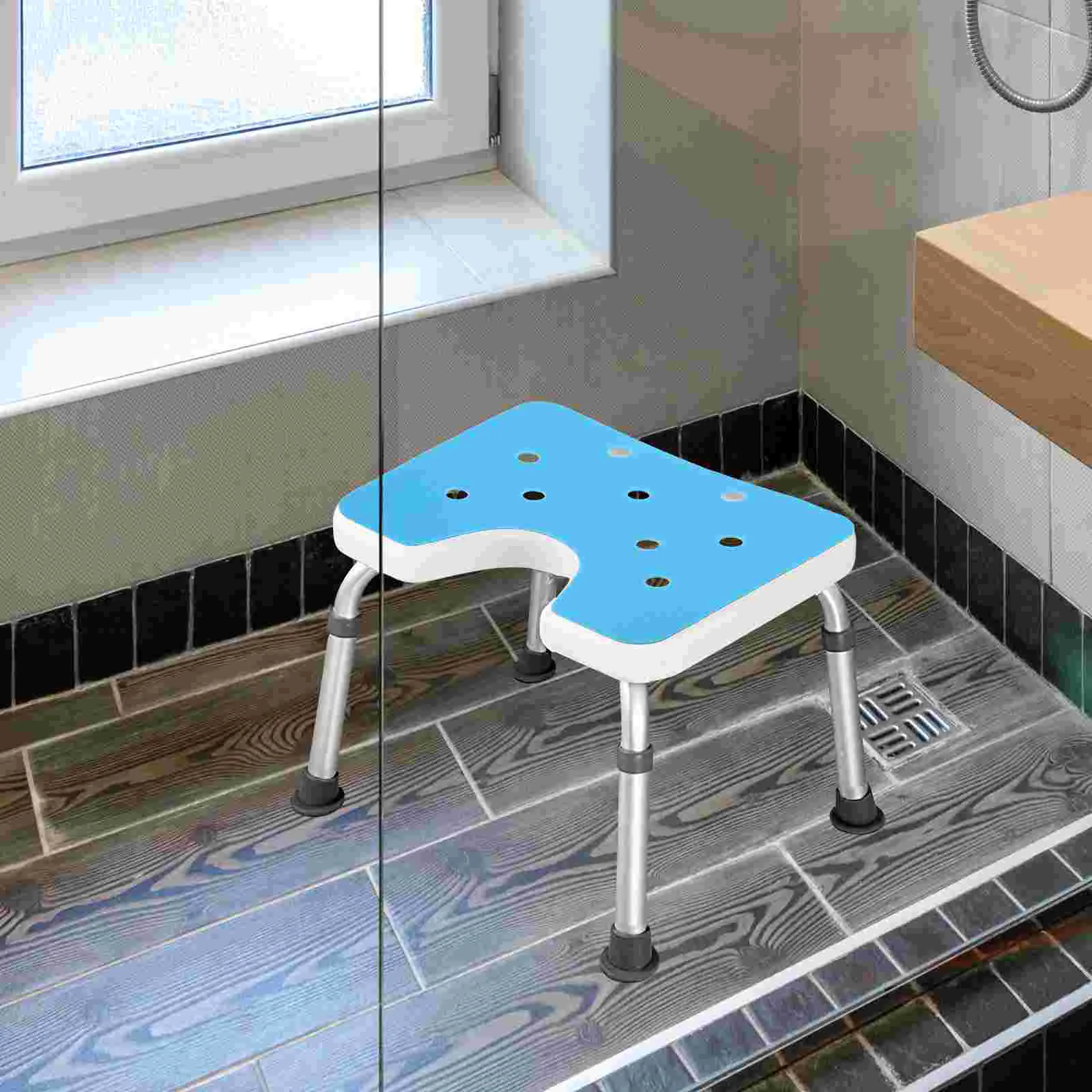 Bathroom Stool Cushion Waterproof Bench Pad Bathing Shower Supplies Chair Pads Compact Household Non-slip